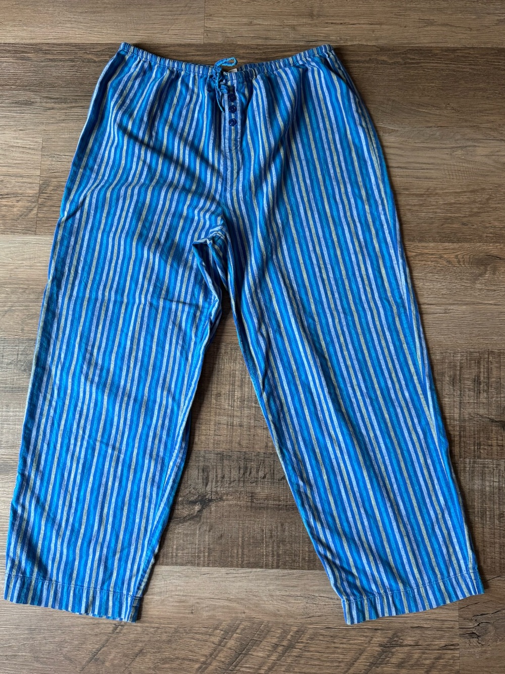 Secret Treasures Blue Striped Pj Pants